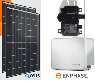 Offre photovoltaïque QCELLS ENPHASE stockage